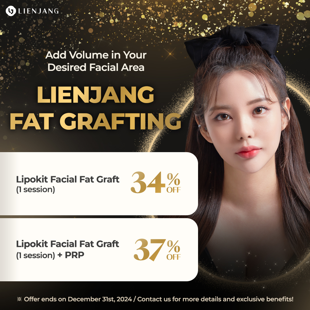 Lienjan Fat Grafting adds volume to your desired facial area to help you achieve natural looking beauty! Try Lipokit Facial fat graft with our special price!