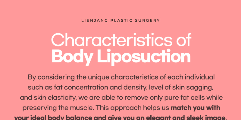 characteristics of body liposuction Our liposuction difference