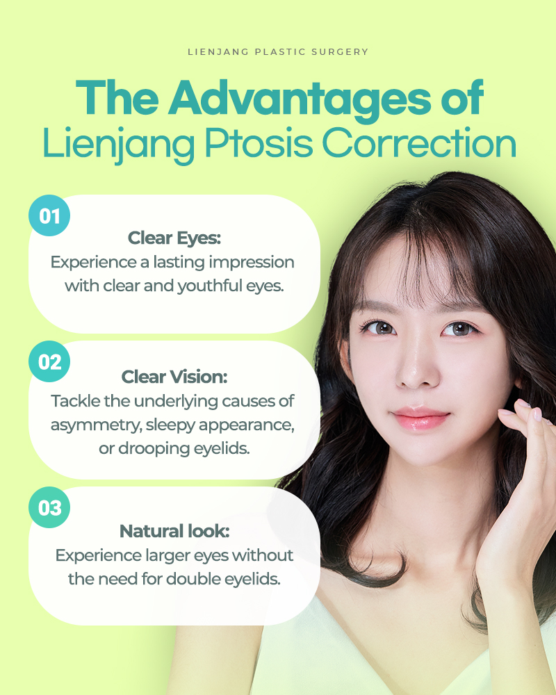 the advantages of ptosis correction