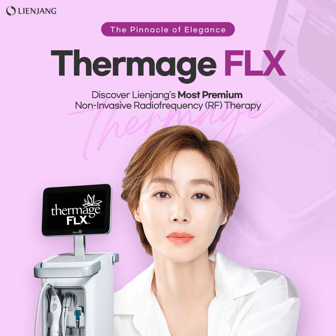 Thermage FLX treatment, premium skincare experience available at Lienjang Gangnam, Myeongdong, and Hongdae locations