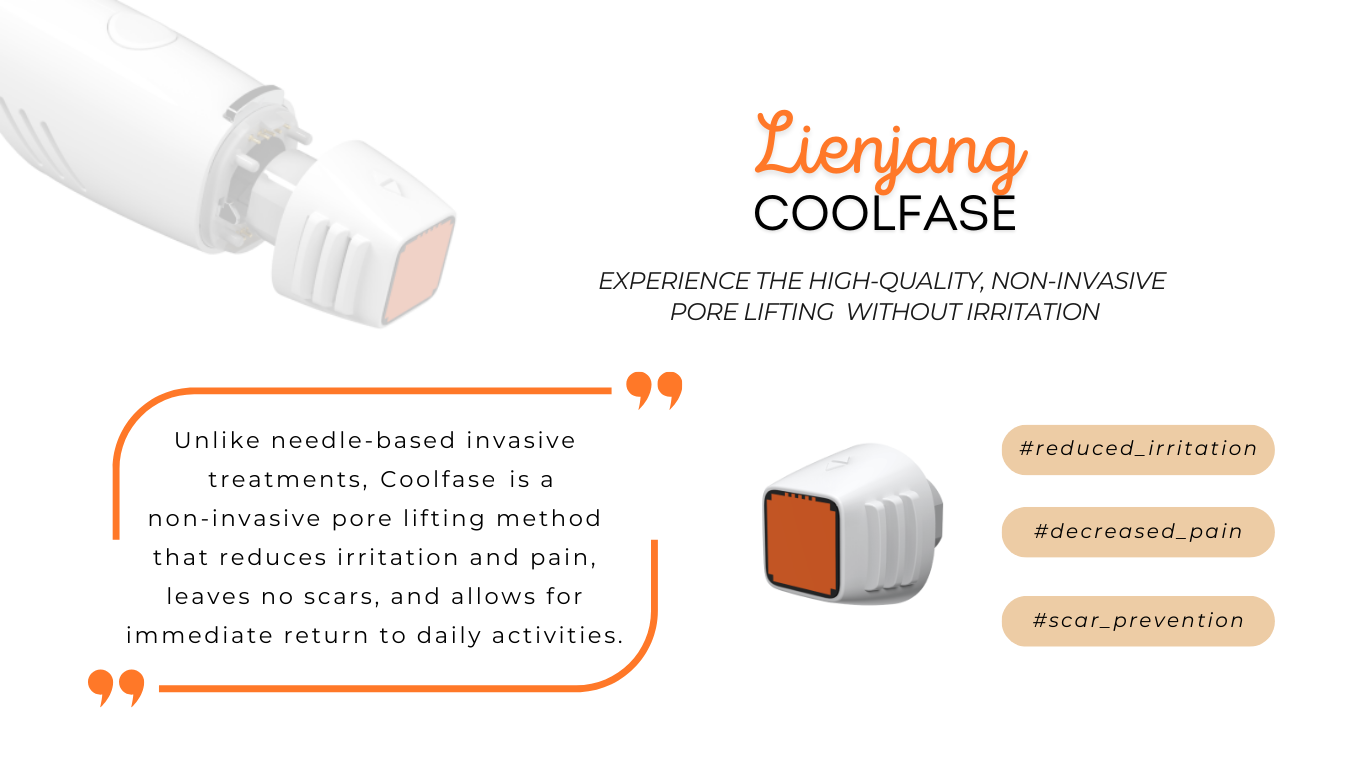 Experience Lienjang's high-quality, non-invasive pore lifting without irritation.