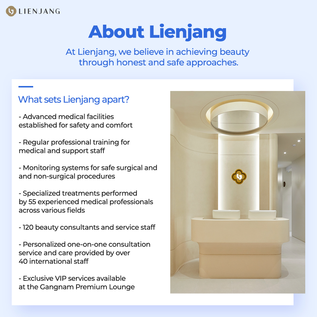 At Lienjang, we believe in achieving beauty through honest and safe approaches.