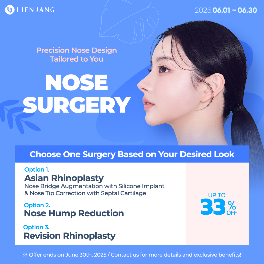Lienjang is known for its customized nose design and excellence in rhinoplasty.