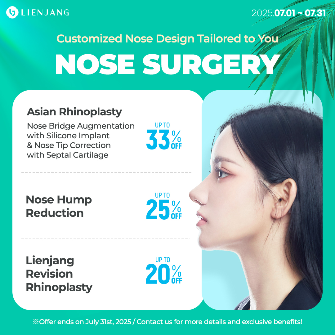 Lienjang is known for its customized nose design and excellence in rhinoplasty.