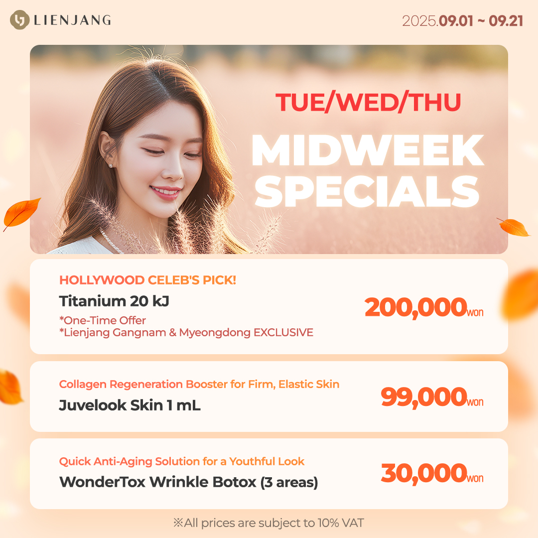 Unbelievable discount prices for Tuesday, Wednesday, and Thursday only!