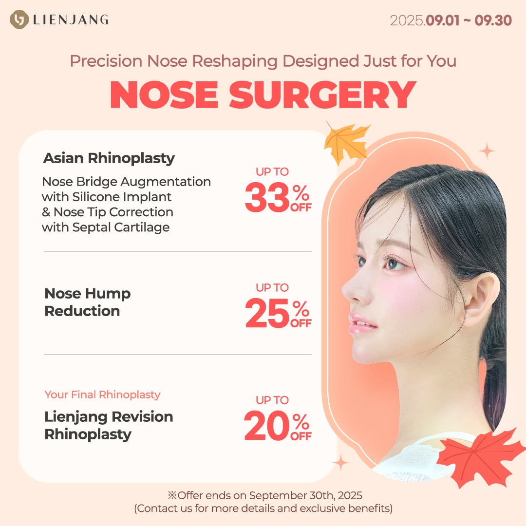 Lienjang is known for its customized nose design and excellence in rhinoplasty.