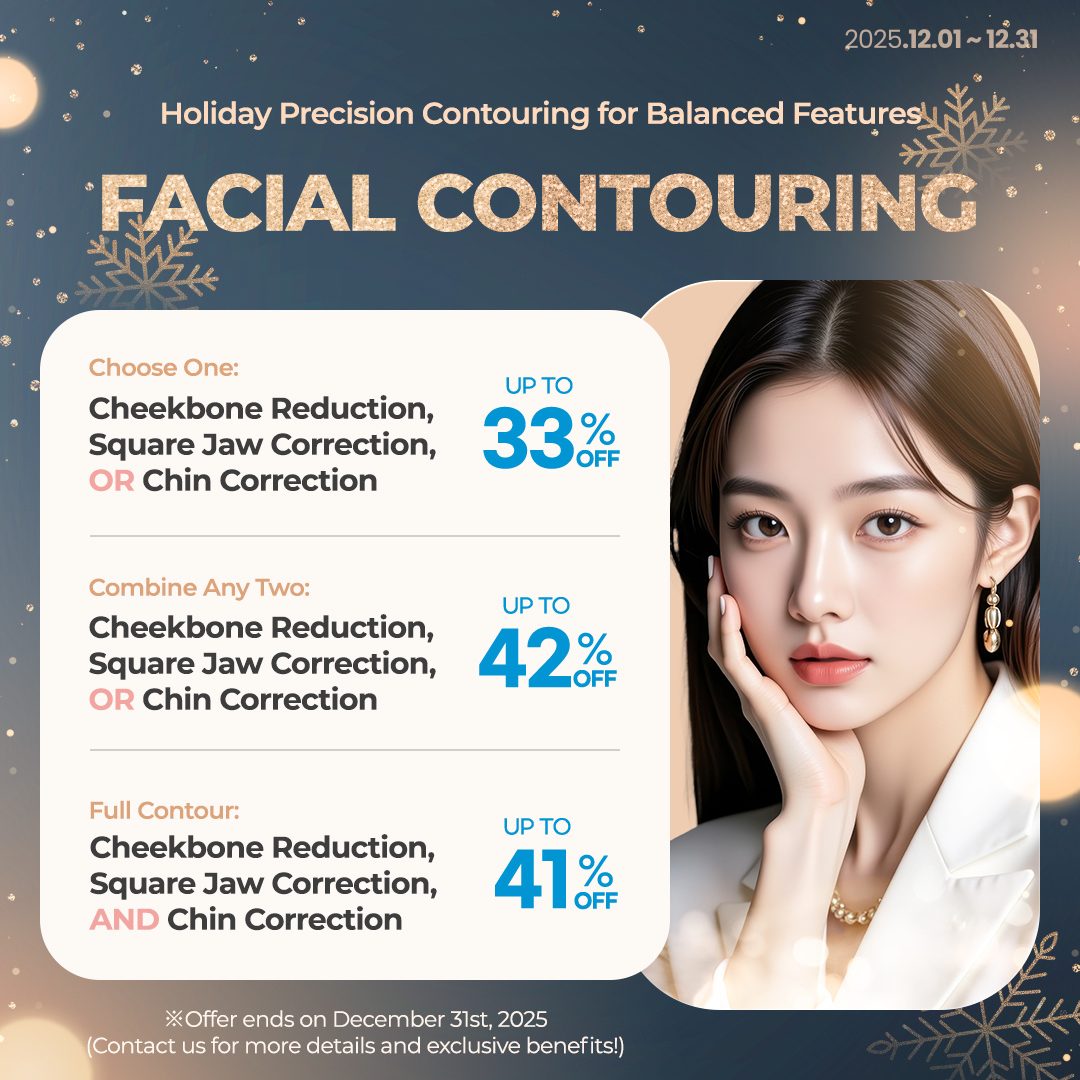 You can achieve a picture perfect V-line and jawline with Lienjang's facial contouring. Check out the promotional prices for each or combined treatments!