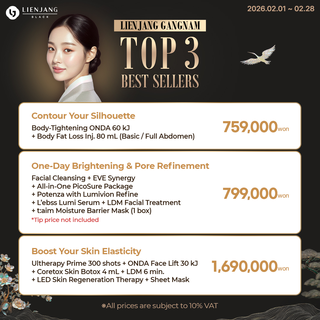 Best sellers at Lienjang Black? Premium lifting and collagen boosters for a complete rejuvenation!
