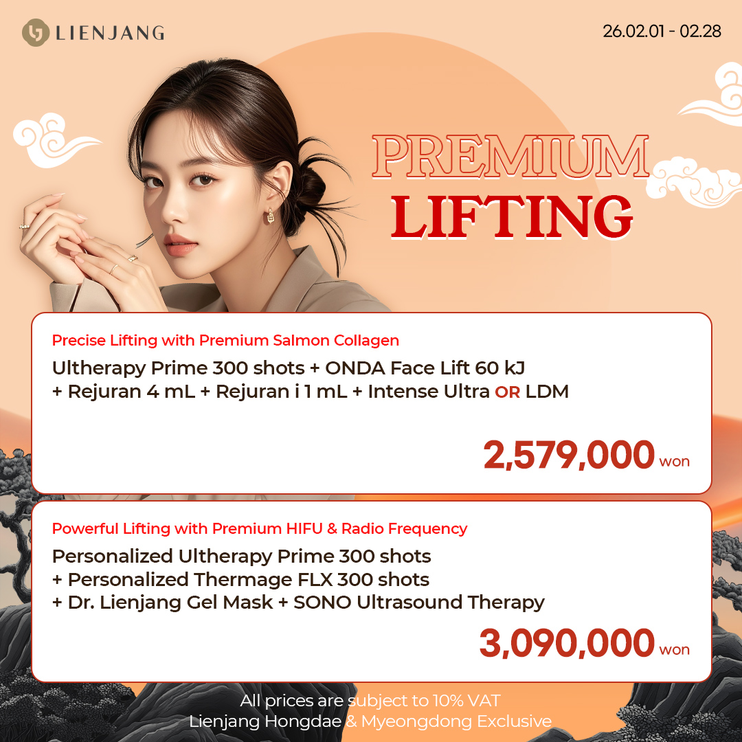 Explore Lienjang's premium lifting treatments with powerful HIFU and effective RF. Don't miss out our ONDA specials with amazing package deals!