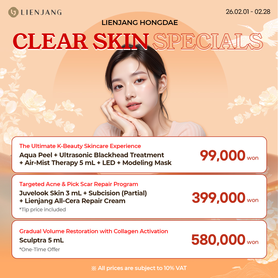 Clear skin goals? Lienjang has your back! From pore-refining to smoother skin surface and texture to clear, pigmentation-free skin, we offer diverse treatment options, suitable for you!