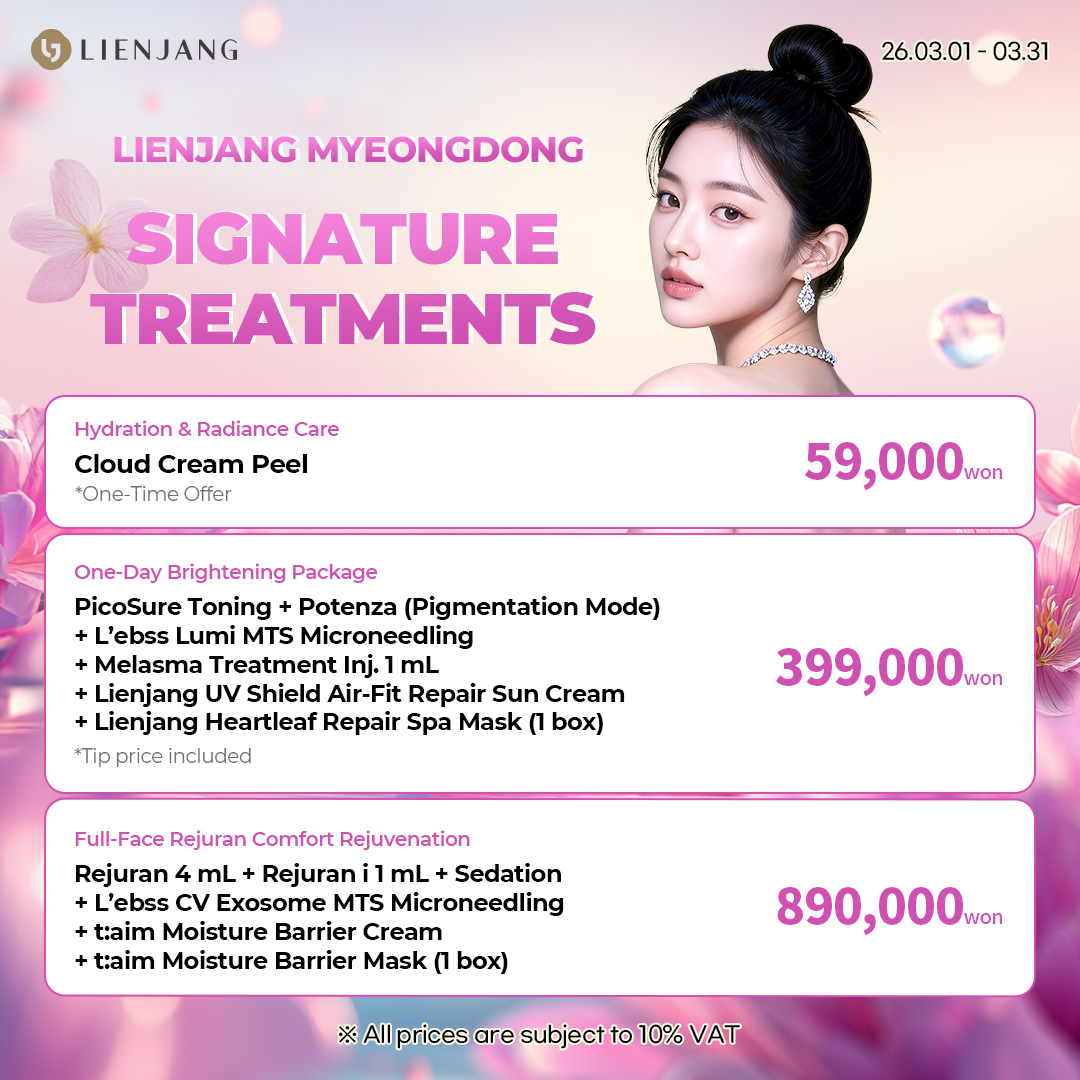 Lienjang Myeongdong is back with amazing discounts and package promotions, just for you!