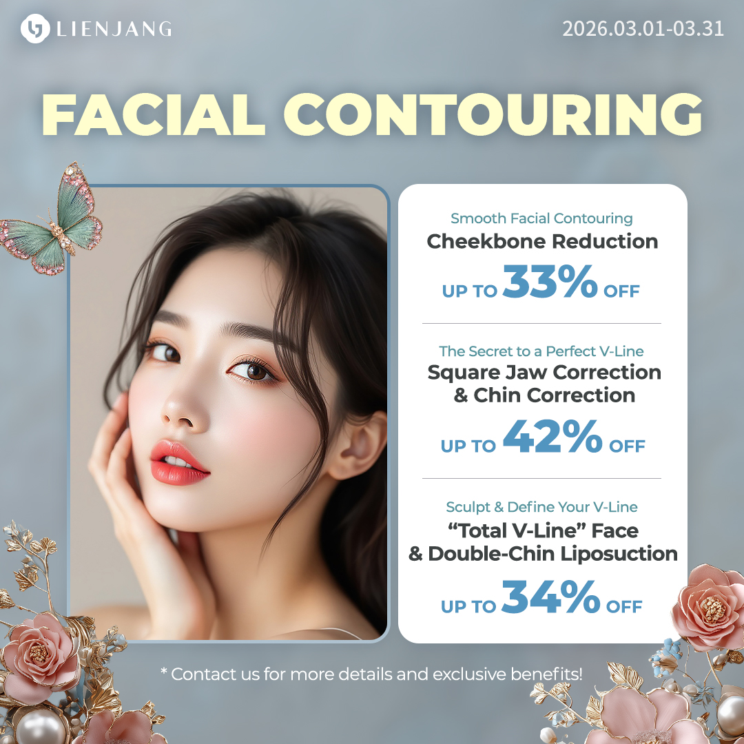 You can achieve a picture perfect V-line and jawline with Lienjang's facial contouring. Check out the promotional prices for each or combined treatments!
