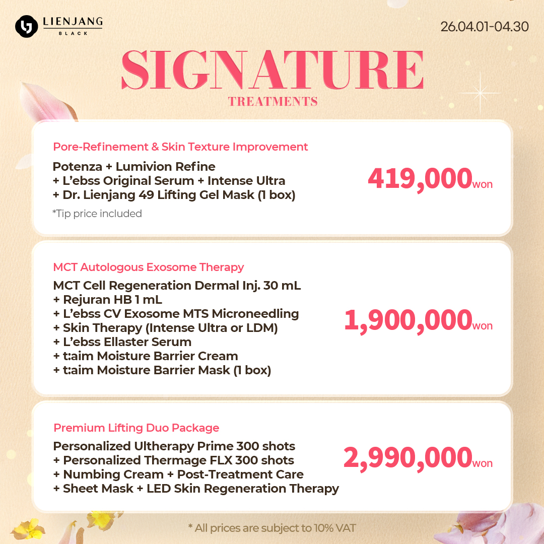 Best sellers at Lienjang Black? Premium lifting and collagen boosters for a complete rejuvenation!