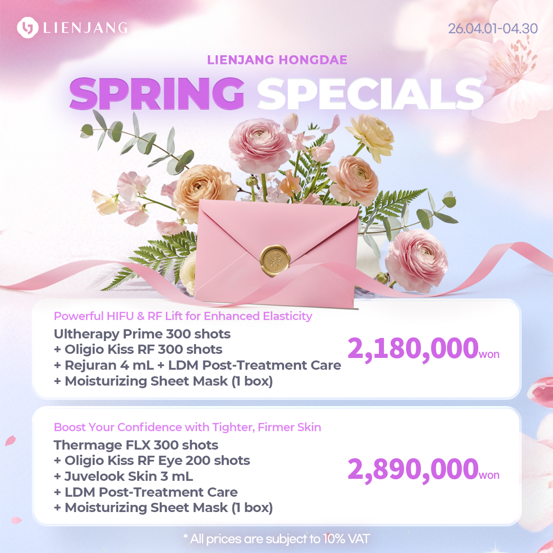 Spring special promotions for Lienjang Hongdae, limited time offer!