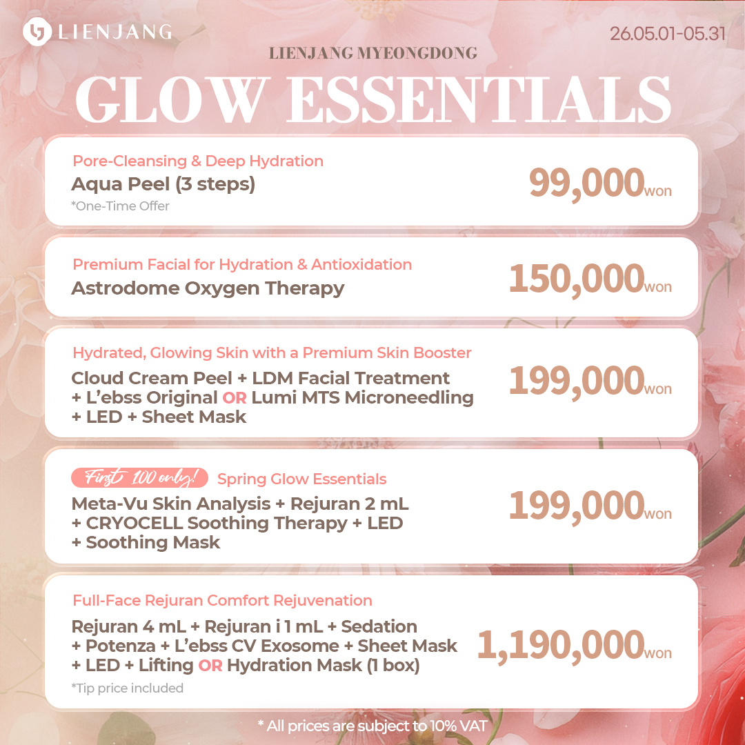 Hair loss and scalp care problems? Lienjang Myeongdong has your back! From scalp scaling to hair growth promotion and PRP, PDRN injections and microneedling, we provide various treatments for hair loss prevention!