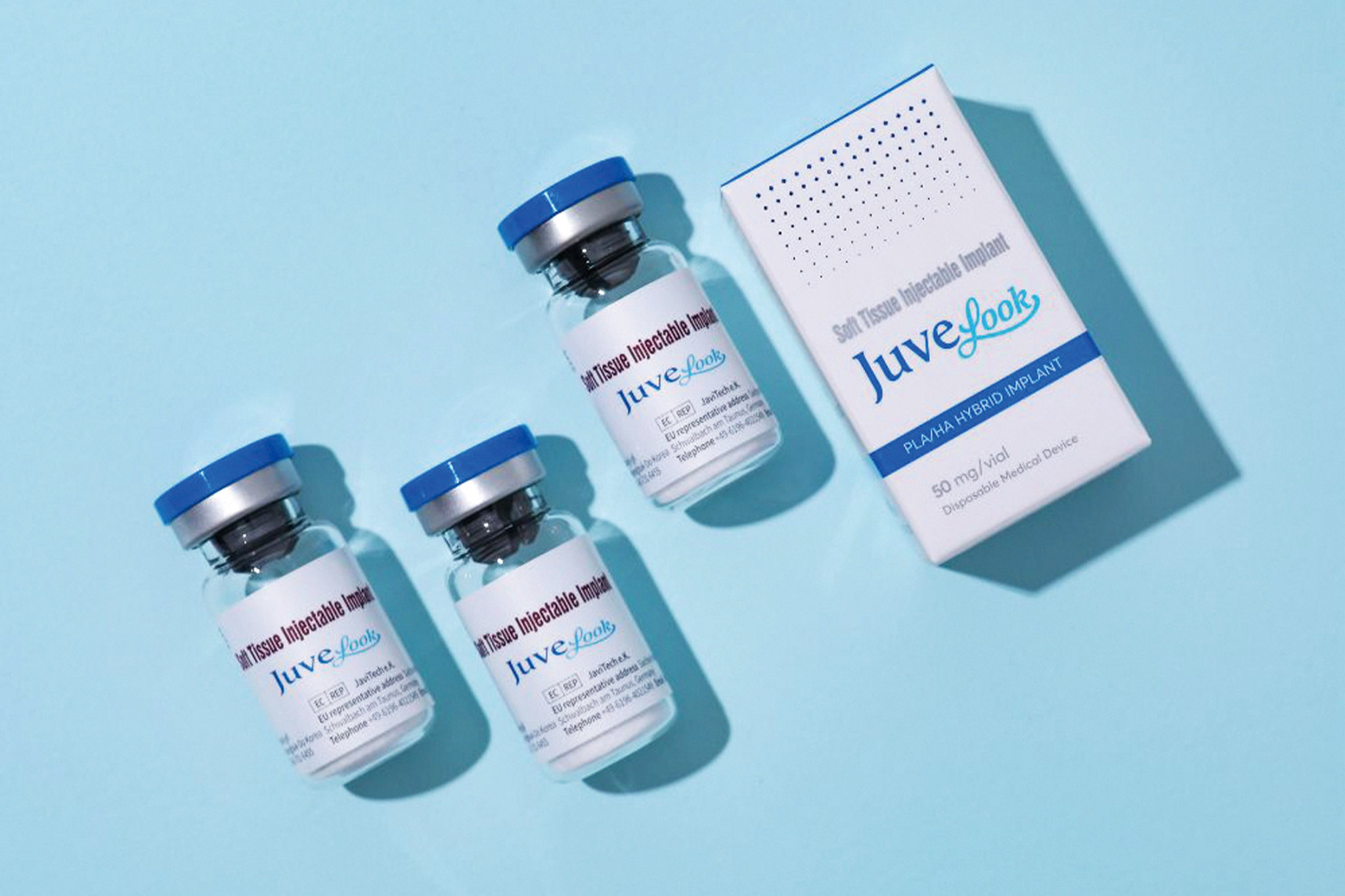 box and vials of juvelook skin booster