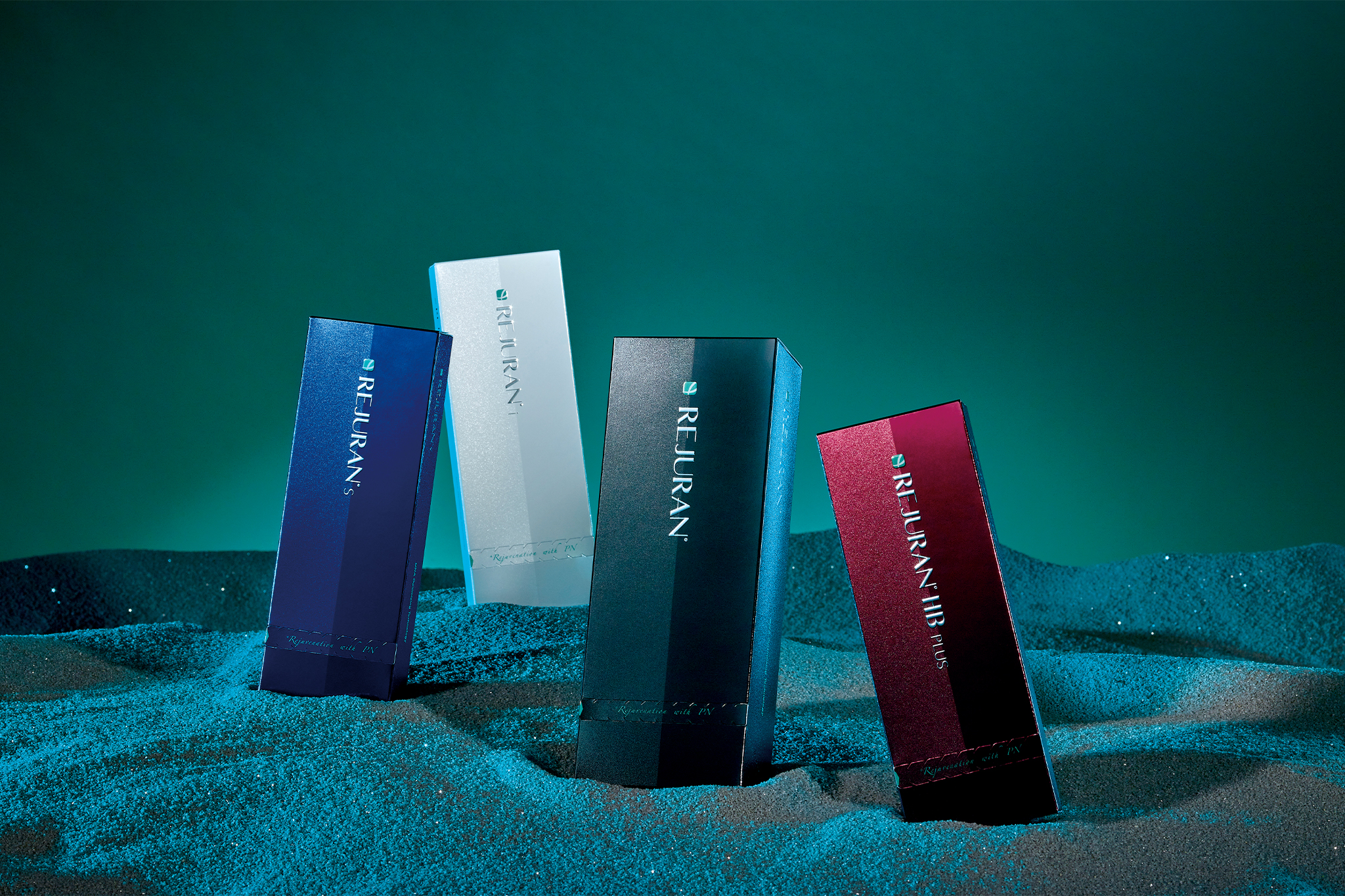 boxes of Korean skin booster Rejuran made with salmon DNA